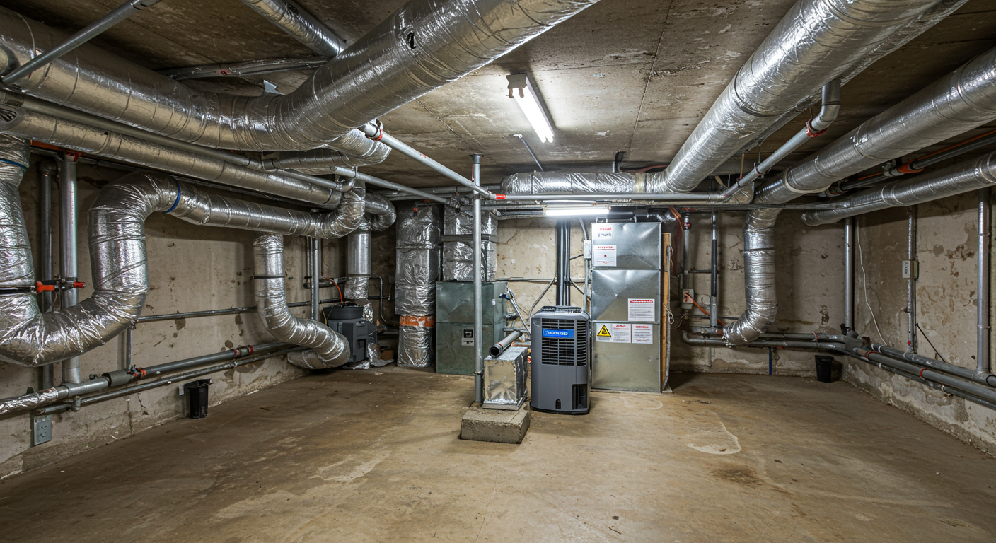 Crawl Space Before and After Mold Removal