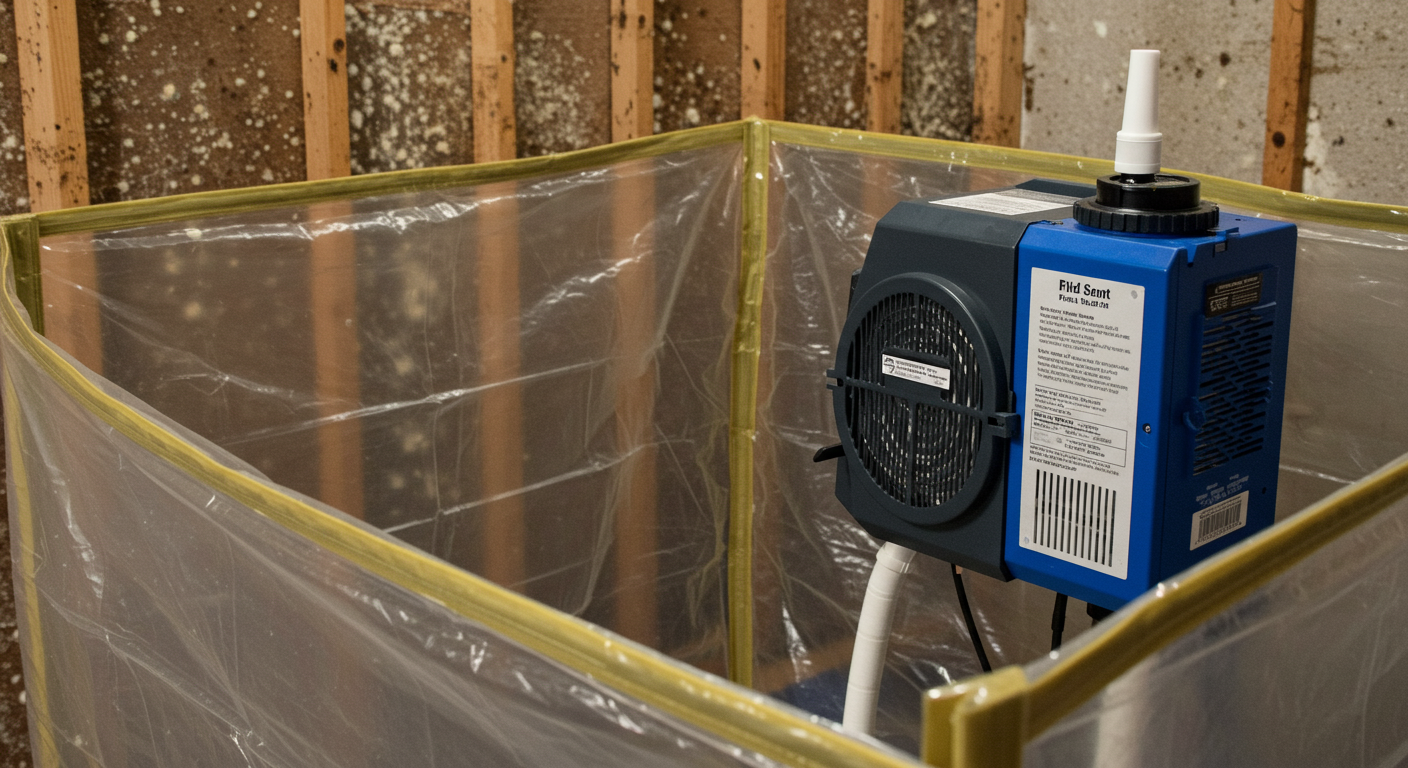 Mold Containment and Air Filtration