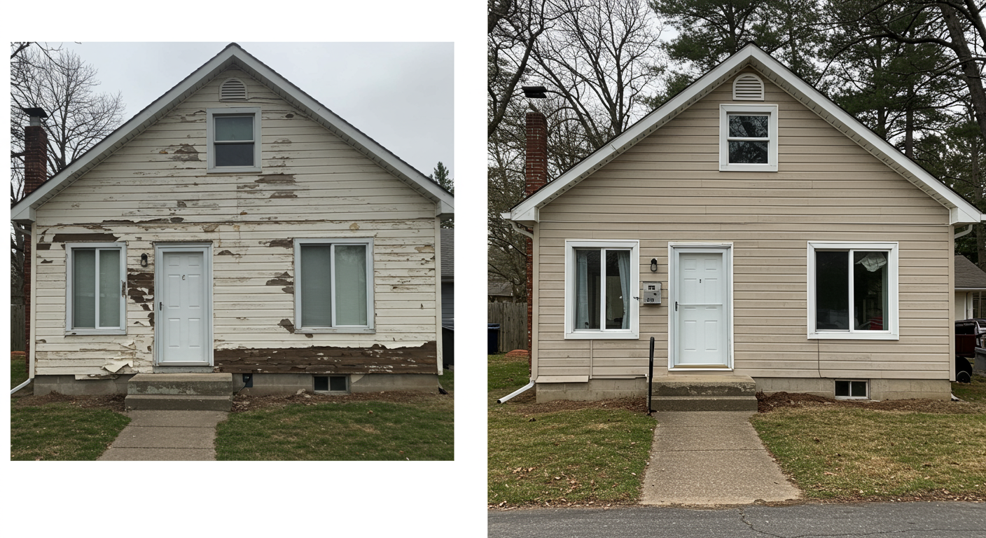 Step-by-Step Asbestos Siding Covering