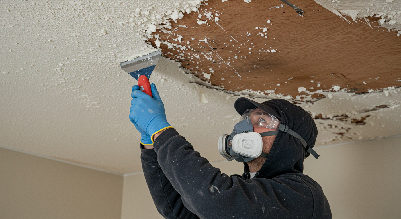 Professional Popcorn Ceiling Removal